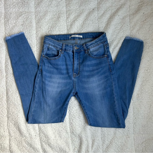 Colorful Premium Denim - Classic Blue Denim Jeans